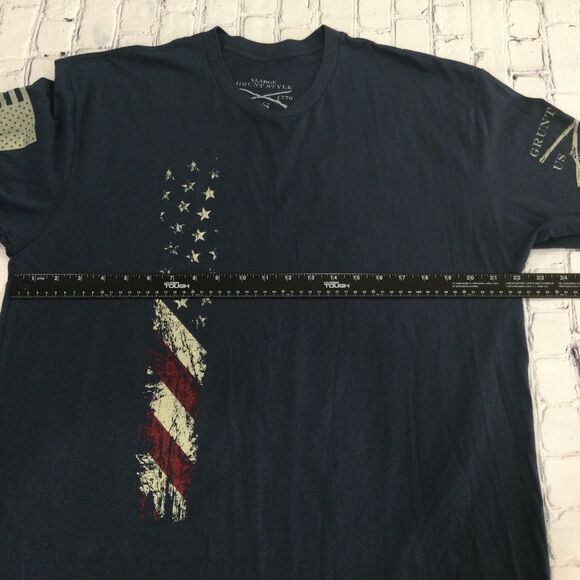 Grunt Style T-Shirt Men's Size XL Color Navy Blue This We’ll Defend Graphic Tee - Picture 6 of 10